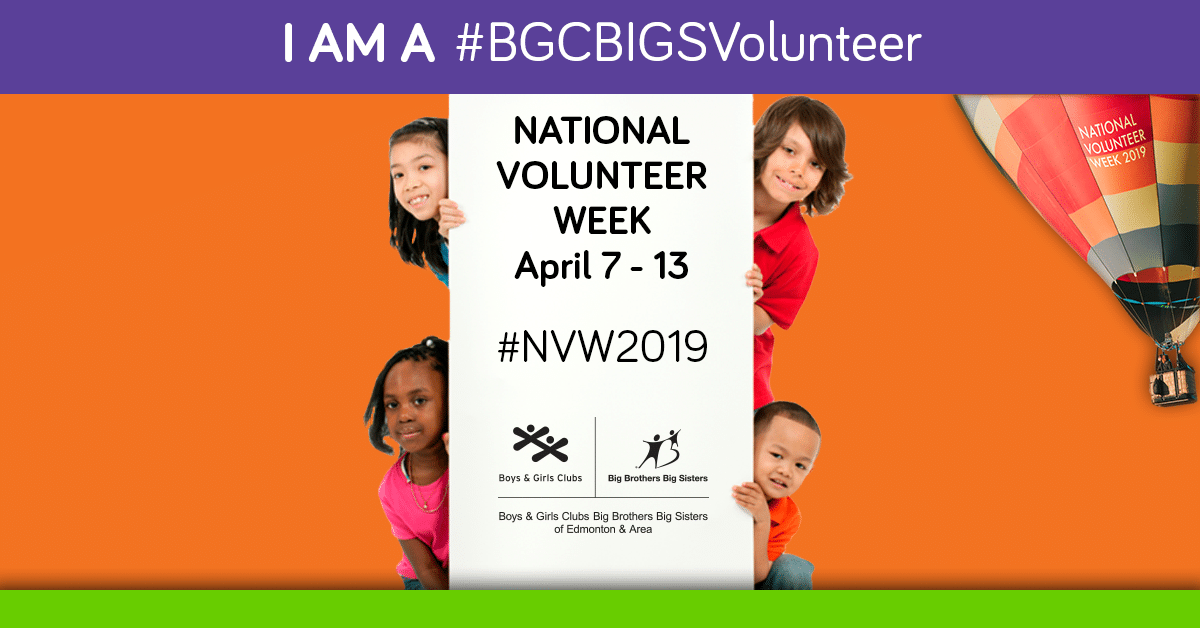 National Volunteer Week 2019 - BGCBIGS Facebook - Volunteer