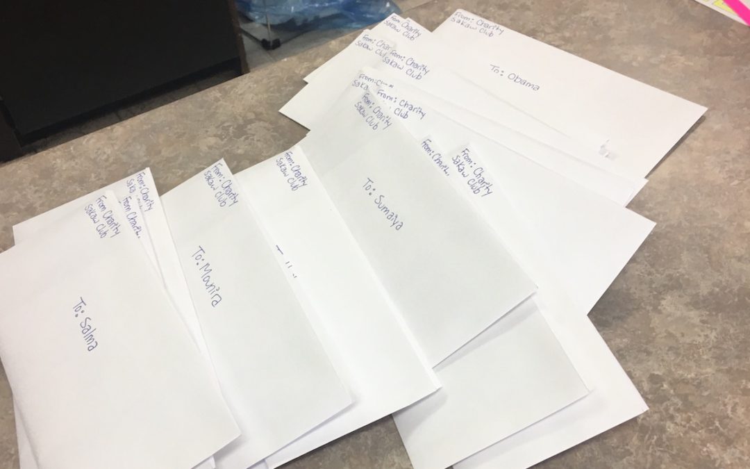 Sakaw Club Staff Write Letters to Each of the Kids