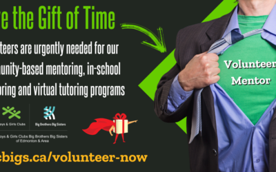 Give the Gift of Time – We Need Volunteers